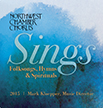 Northwest Chamber Chorus Sings 2016 CD package design
